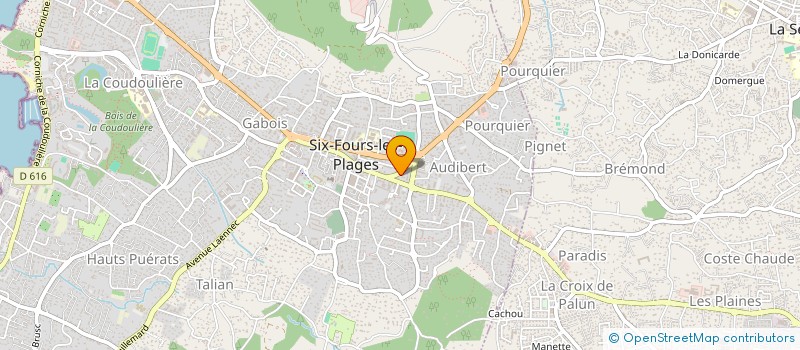 localisation de l'entreprise MADAME CHRISTINE FAVEERS à SIX-FOURS-LES-PLAGES