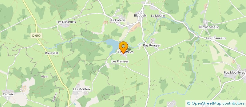localisation de l'entreprise MADAME CHRISTINE FAYARD à BLAUDEIX