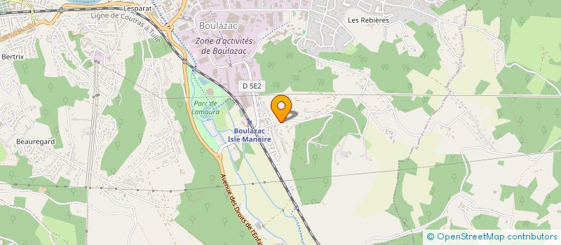 localisation de l'entreprise MADAME CHRISTINE FAYE  BOULAZAC ISLE MANOIRE