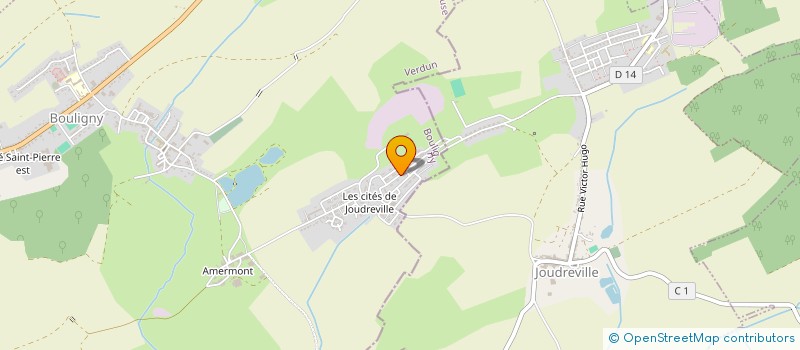 localisation de l'entreprise MADAME CHRISTINE FAYE  BOULIGNY