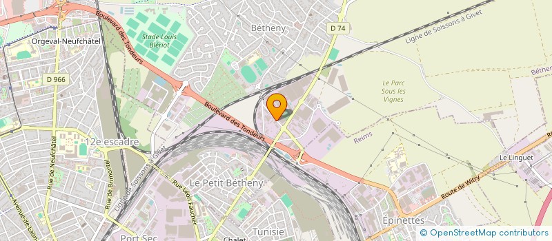 localisation de l'entreprise MADAME CHRISTINE FEDERSPIEL  BETHENY