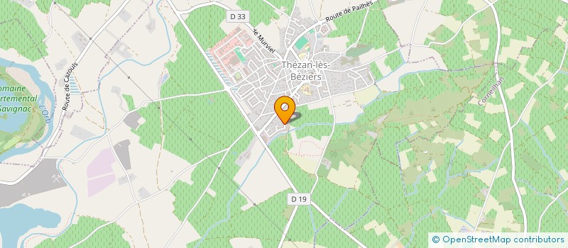 localisation de l'entreprise MADAME CHRISTINE FEMENIA  THEZAN-LES-BEZIERS