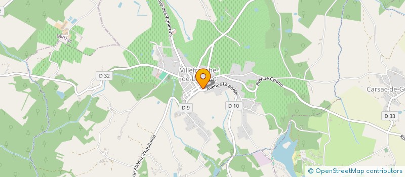 localisation de l'entreprise MADAME CHRISTINE FERCHAUD  VILLEFRANCHE-DE-LONCHAT