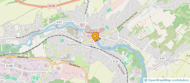 localisation de l'entreprise MADAME CHRISTINE FERNANDE ROYER  MAGNAC-SUR-TOUVRE