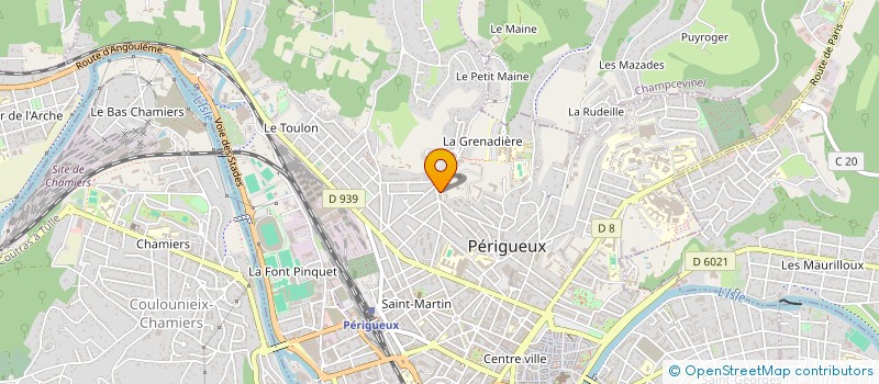 localisation de l'entreprise MADAME CHRISTINE FERNANDES PRATA  PERIGUEUX