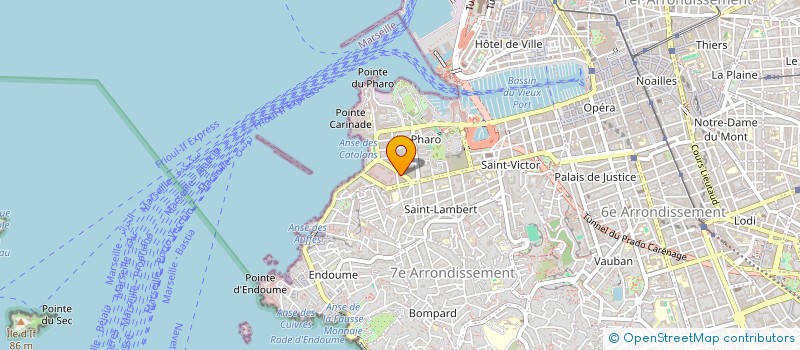 localisation de l'entreprise MADAME CHRISTINE FERRERES  MARSEILLE