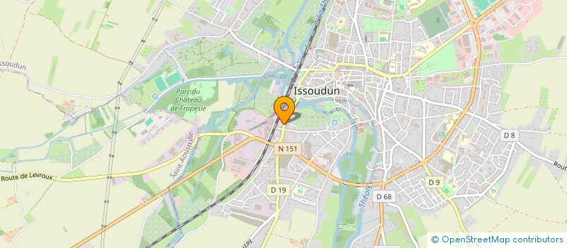 localisation de l'entreprise MADAME CHRISTINE FEUILLETTE à ISSOUDUN