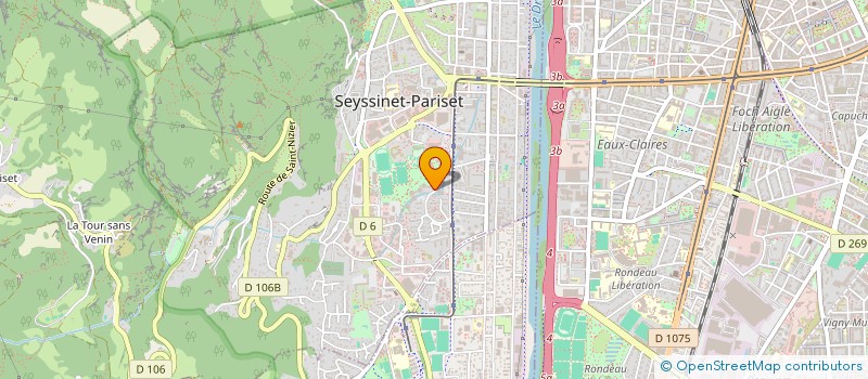 localisation de l'entreprise MADAME CHRISTINE FEURER  SEYSSINET-PARISET