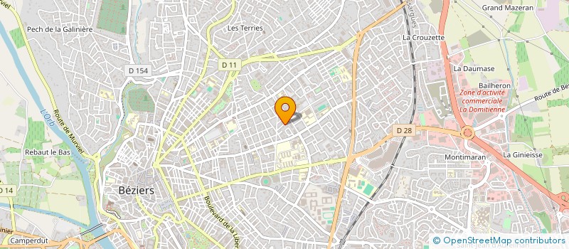 localisation de l'entreprise MADAME CHRISTINE FIGUERES à BEZIERS