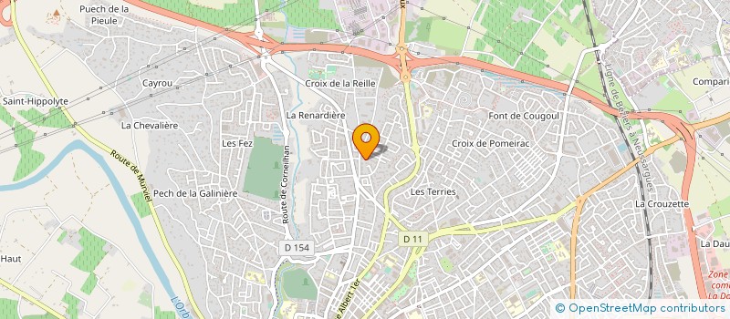 localisation de l'entreprise MADAME CHRISTINE FILLOL à BEZIERS