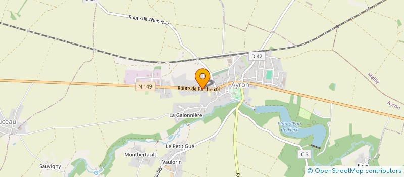 localisation de l'entreprise MADAME CHRISTINE FILLON à AYRON