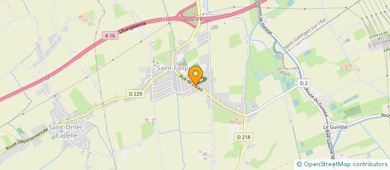 localisation de l'entreprise MADAME CHRISTINE FINOT  SAINT-FOLQUIN