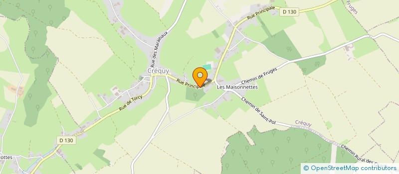 localisation de l'entreprise MADAME CHRISTINE FLAMENT à CREPY