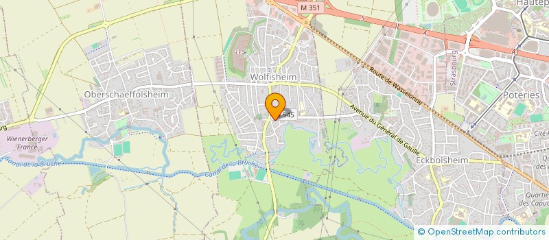 localisation de l'entreprise MADAME CHRISTINE FLAVENOT  WOLFISHEIM