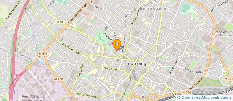 localisation de l'entreprise MADAME CHRISTINE FLIPO  TOURCOING