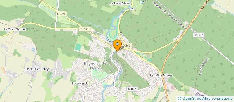 localisation de l'entreprise MADAME CHRISTINE FLOTTE à BAGNOLES-DE-L'ORNE-NORMANDIE