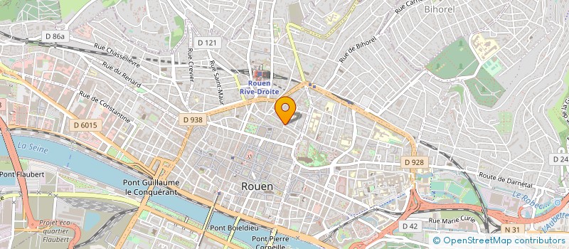 localisation de l'entreprise MADAME CHRISTINE FOLLAIN à ROUEN