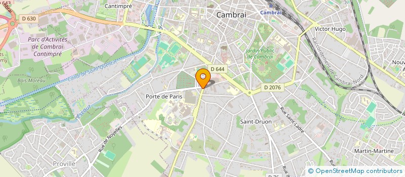 localisation de l'entreprise MADAME CHRISTINE FONTAINE à CAMBRAI