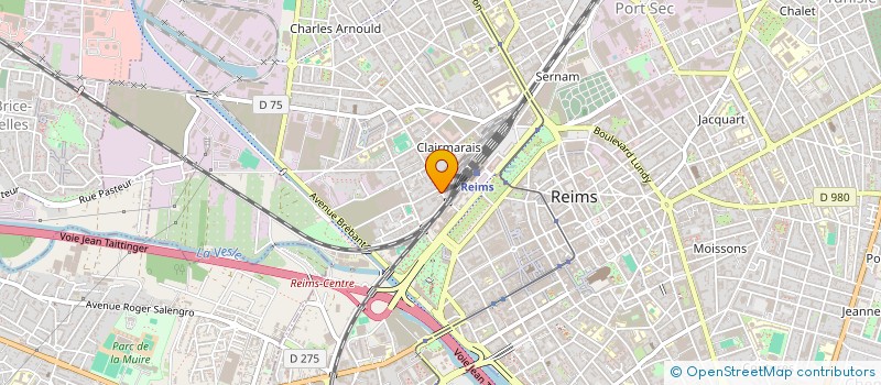 localisation de l'entreprise MADAME CHRISTINE FONTAINE à REIMS