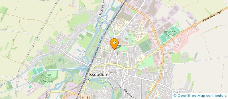 localisation de l'entreprise MADAME CHRISTINE FORESTIER à ISSOUDUN