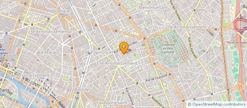 localisation de l'entreprise MADAME CHRISTINE FORTEA  PARIS