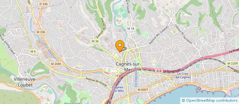 localisation de l'entreprise MADAME CHRISTINE FOSTIER à CAGNES SUR MER