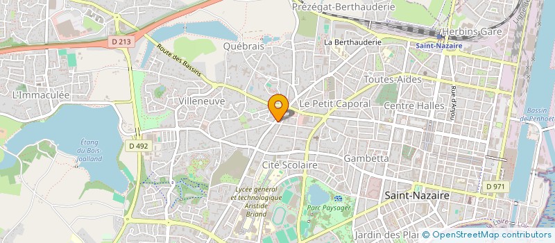 localisation de l'entreprise MADAME CHRISTINE FOUBERT à SAINT-NAZAIRE
