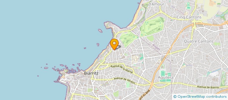 localisation de l'entreprise MADAME CHRISTINE FOUILLET à BIARRITZ