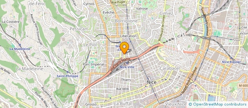 localisation de l'entreprise MADAME CHRISTINE FOURNIAL  NICE