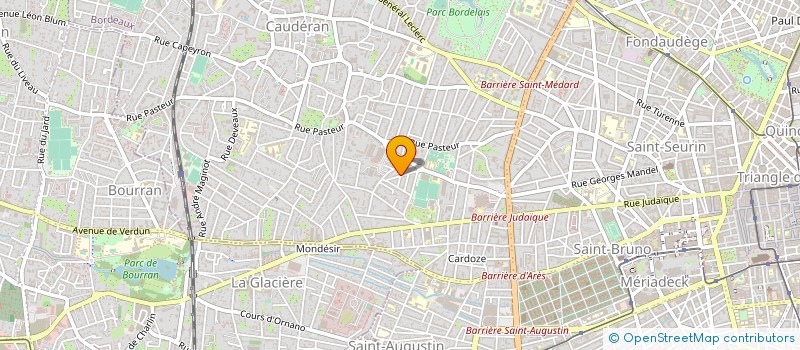 localisation de l'entreprise MADAME CHRISTINE FOURNIER  BORDEAUX