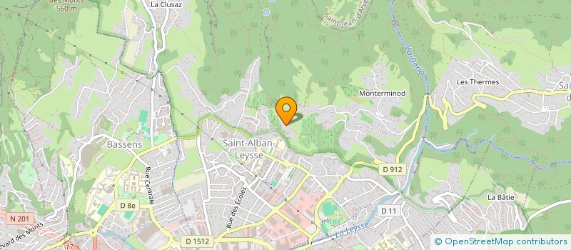 localisation de l'entreprise MADAME CHRISTINE FOURQUET  SAINT-ALBAN-LEYSSE