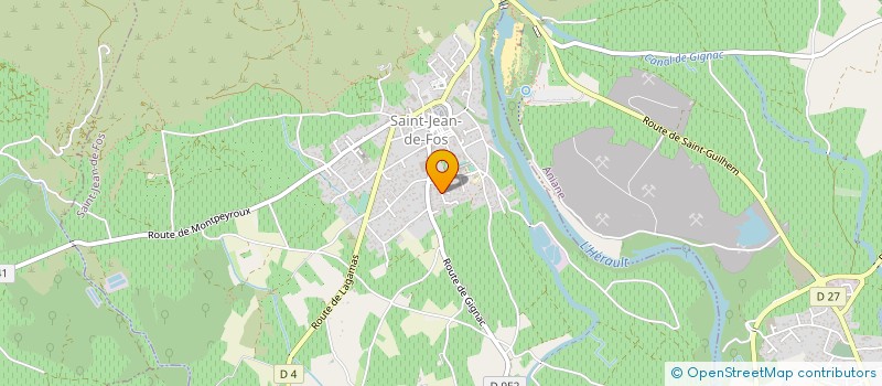 localisation de l'entreprise MADAME CHRISTINE FOUSSARD  SAINT-JEAN-DE-FOS