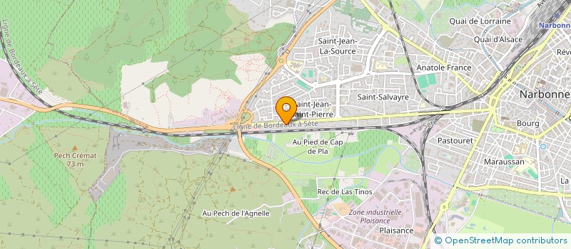 localisation de l'entreprise MADAME CHRISTINE FRANCES  NARBONNE