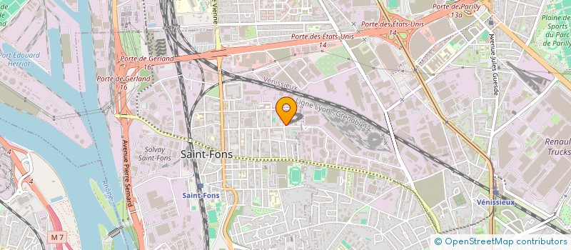 localisation de l'entreprise MADAME CHRISTINE FRANCOIS  SAINT-FONS