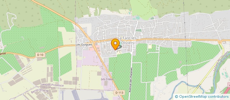 localisation de l'entreprise MADAME CHRISTINE FRASSATI à LA FARE-LES-OLIVIERS