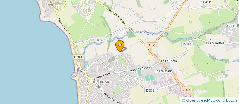 localisation de l'entreprise MADAME CHRISTINE FREDON  SAINT-PAIR-SUR-MER