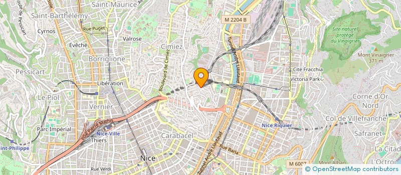 localisation de l'entreprise MADAME CHRISTINE FRESIA à NICE