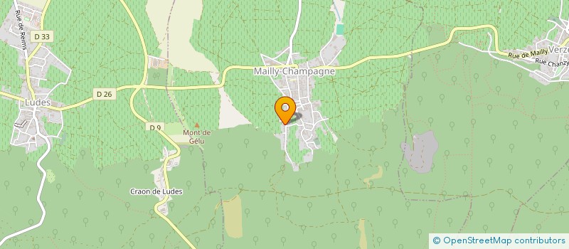 localisation de l'entreprise MADAME CHRISTINE FRESNET  MAILLY-CHAMPAGNE