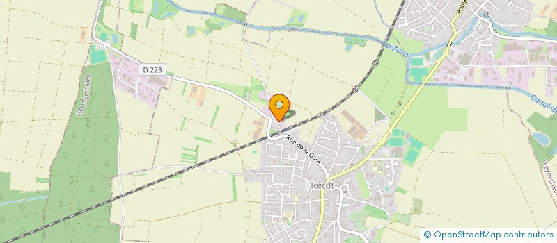 localisation de l'entreprise MADAME CHRISTINE FRITSCH  HRDT