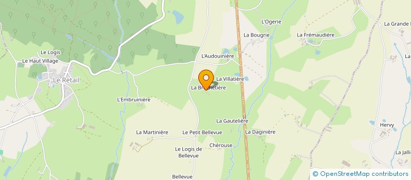 localisation de l'entreprise MADAME CHRISTINE FRODEAU  LE RETAIL