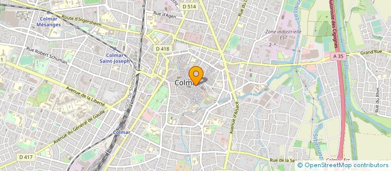 localisation de l'entreprise MADAME CHRISTINE FROEHLY  COLMAR