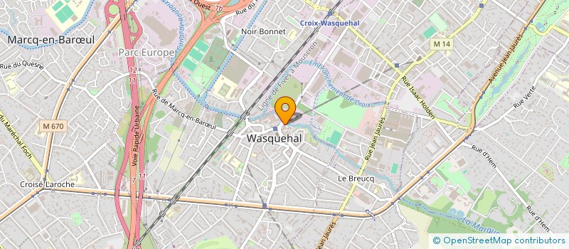 localisation de l'entreprise MADAME CHRISTINE FROMONT  WASQUEHAL