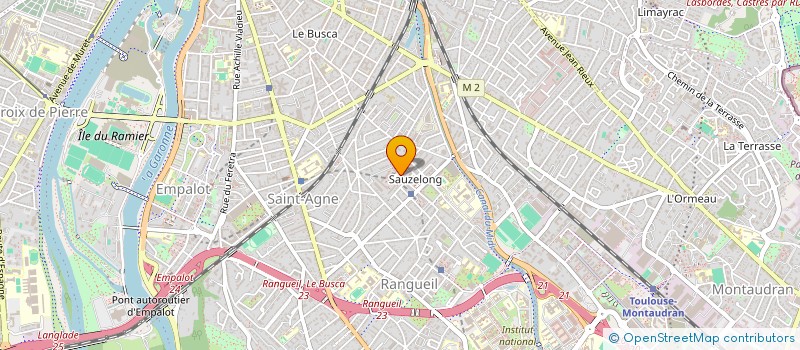 localisation de l'entreprise MADAME CHRISTINE FRONTIL à TOULOUSE