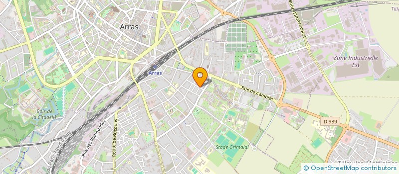 localisation de l'entreprise MADAME CHRISTINE FRUCHART à ARRAS