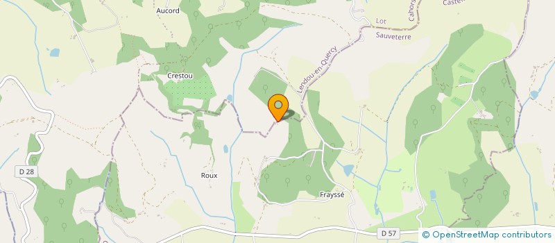 localisation de l'entreprise MADAME CHRISTINE FUTTERSACK  LENDOU-EN-QUERCY