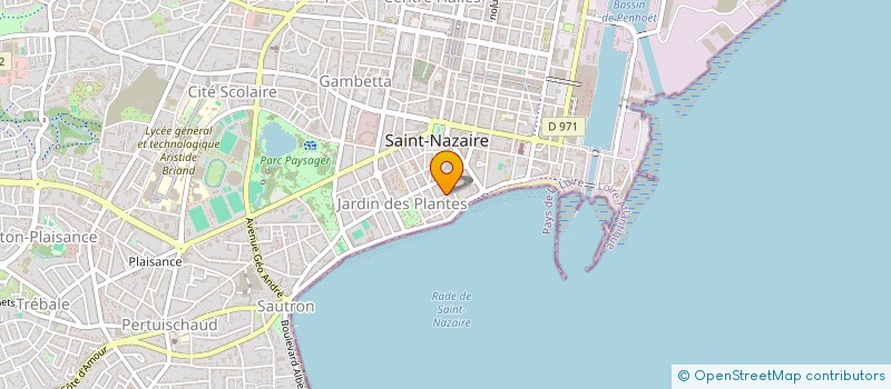 localisation de l'entreprise MADAME CHRISTINE GADIN  SAINT-NAZAIRE