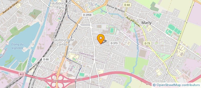 localisation de l'entreprise MADAME CHRISTINE GADRE à VALENCIENNES