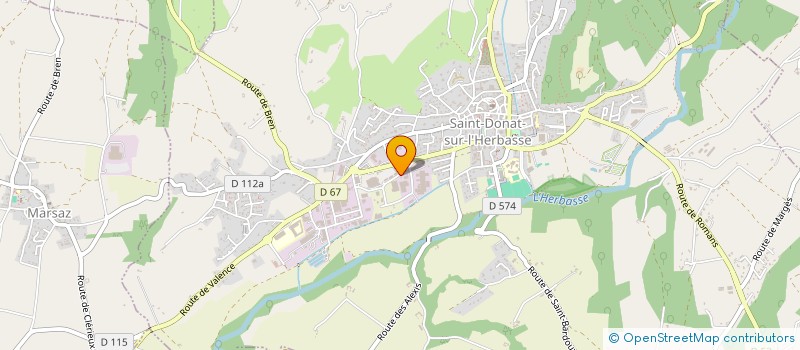 localisation de l'entreprise MADAME CHRISTINE GALABRUN  CHAVANNES