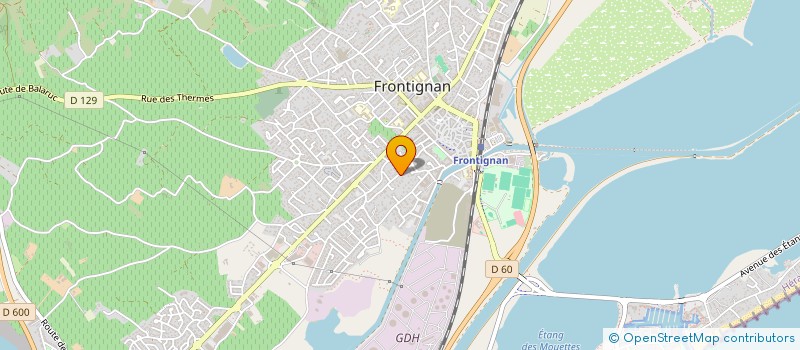 localisation de l'entreprise MADAME CHRISTINE GALDO à FRONTIGNAN