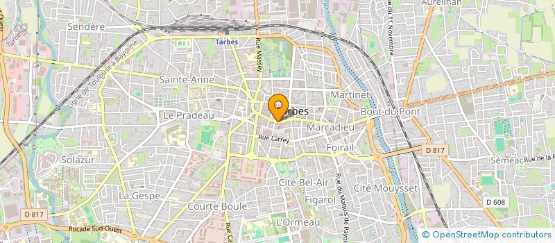 localisation de l'entreprise MADAME CHRISTINE GALIN à TARBES